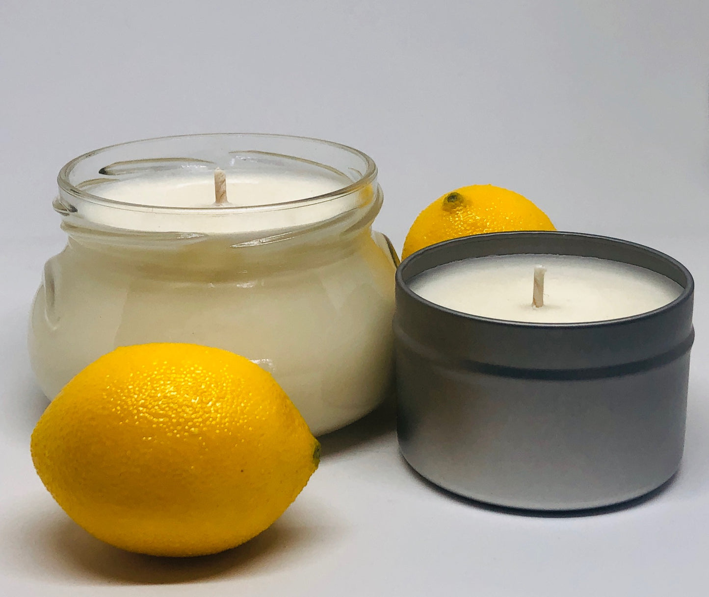 lemon soy candle