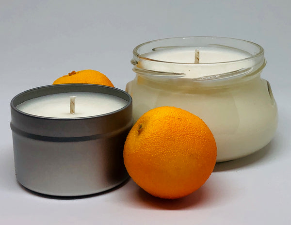 orange citrus candle